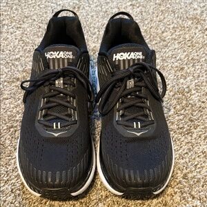 Women’s Hoka Clifton Black Athletic Shoes